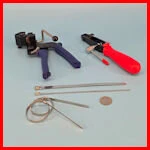 Free End self locking stainless steel firesleeve Clamp